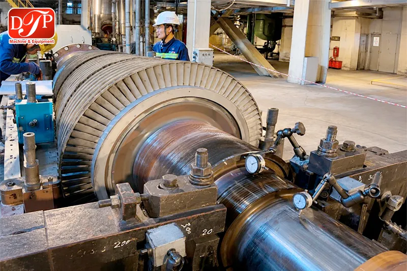 ỨNG DỤNG MÁY GIA NHIỆT TRONG SIẾT - THÁO BULONG VỎ TURBINE NHIỆT ĐIỆN