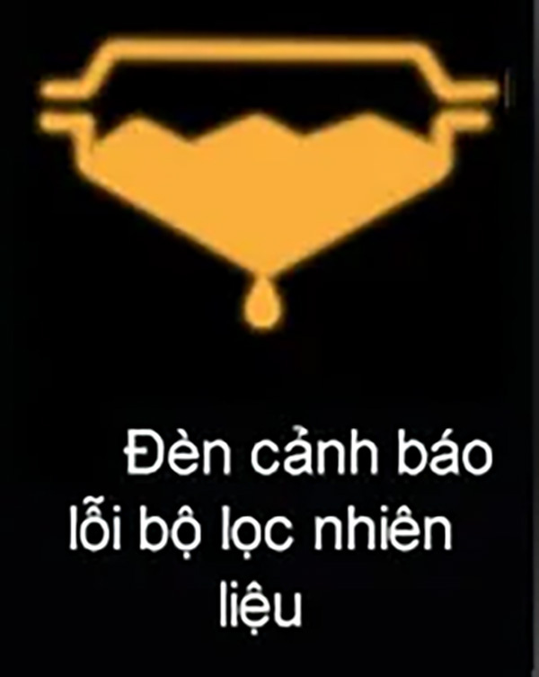 đèn cảnh báo bộ lọc nhiên liệu