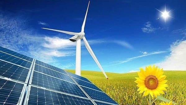 điện gió và điện năng lượng mặt trời kết hợp